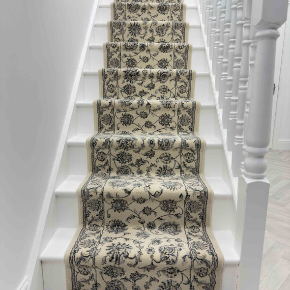 Dynamic Ancient Garden 57365 6666 Cream Custom Runner - 26" Wide
