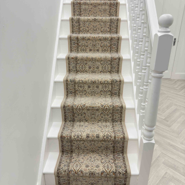 Dynamic Ancient Garden 57276 9295 Cream Beige Custom Runner - 31" Wide