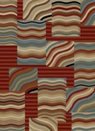 Concord Soho 6090 Waves Multi Area Rug