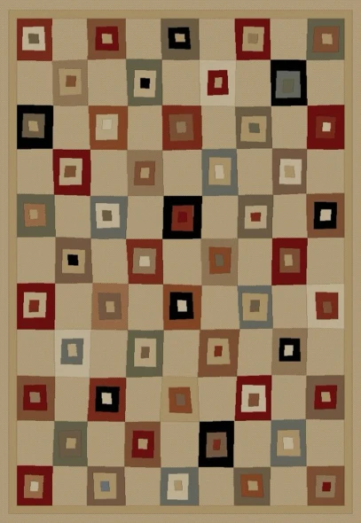 Concord Soho 6012 Village Square Ivory Area Rug