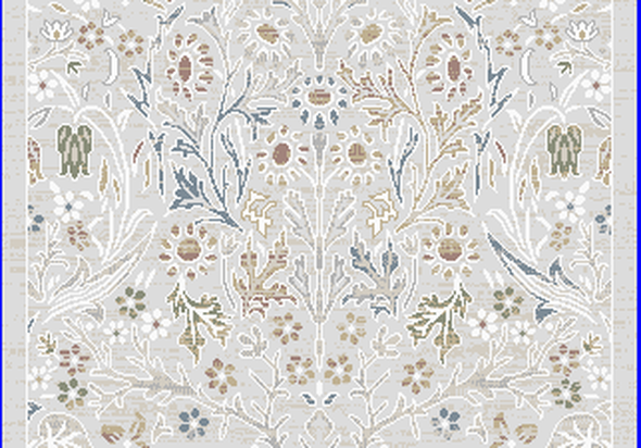 Dynamic Bloomfield 19601 199 Cream Multi Custom Runner - 31" Wide