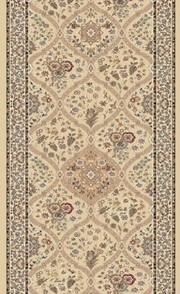 Dynamic Brilliant 7211 820 Linen Custom Runner - 26" Wide
