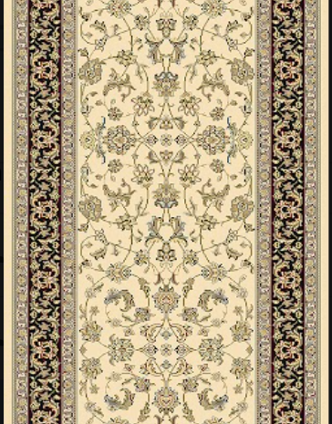Dynamic Brilliant 72284 191 Ivory Custom Runner - 26" Wide