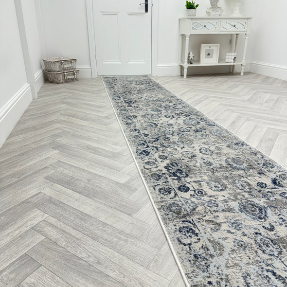 Dynamic Castilla 3530 950 Grey Blue Custom Runner - 26" Wide