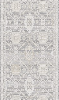 Dynamic Saffron 16618 918 Grey Ivory Beige Custom Runner - 26" Wide