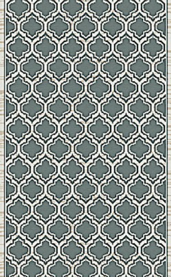 Dynamic Yazd 2816 510 Blue Ivory Custom Runner - 26" Wide