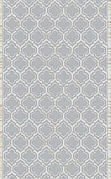 Dynamic Yazd 2816 910 Grey Ivory Custom Runner - 26" Wide