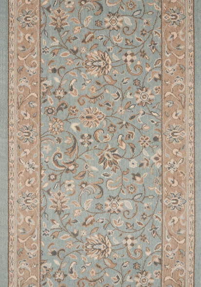Nourison Estate 2 SAGM2 Blue Custom Runner - 36" Wide