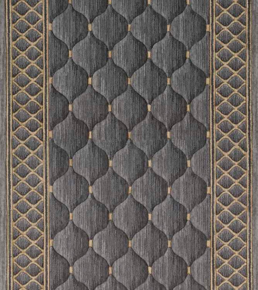 Nourison Cosmopolitan C26R Shadowlure Platinum Custom Runner - 36" Wide