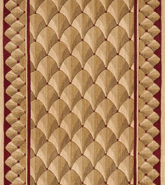 Nourison Cosmopolitan C73R Shadowscape Beige Custom Runner - 36" Wide