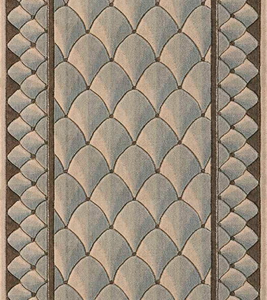 Nourison Cosmopolitan C73R Shadowscape Shell Custom Runner - 36" Wide