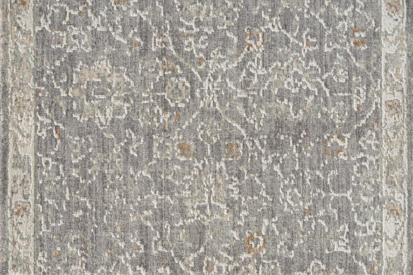 Nourison Infinite IFT57 Granite Custom Runner - 27" Wide
