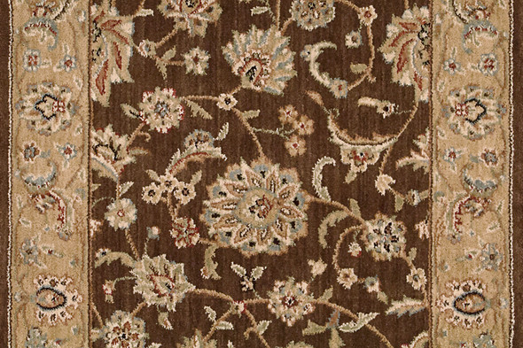 Nourison Sultana SU21 Brownstone Custom Runner - 36" Wide