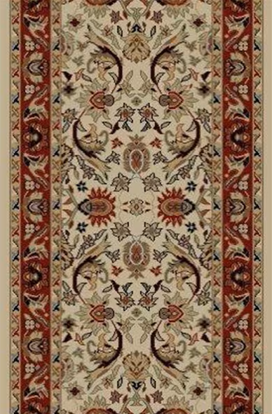 Concord Ankara 6202 Sultanabad Ivory Custom Runner - 27" Wide