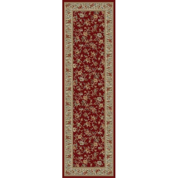 Concord Ankara 6220 Floral Garden Red Custom Runner - 27" Wide