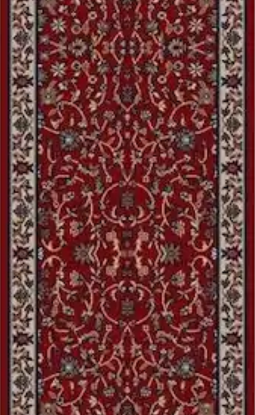 Concord Jewel 4060 Kashan Red Custom Runner - 27" Wide
