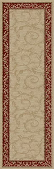 Concord Jewel 4392 Veronica Ivory Custom Runner - 27" Wide