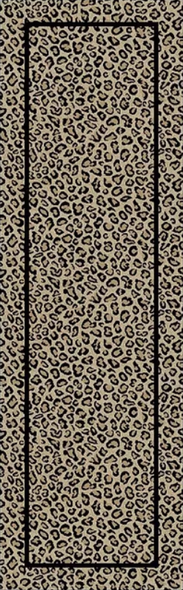 Concord Jewel 4492 Leopard Beige Custom Runner - 27" Wide