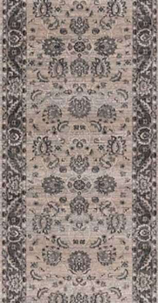 Concord Kashan 2822 Mahal Ivory Custom Runner 27" Wide