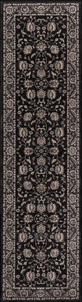 Concord Kashan 2823 Mahal Anthracite Custom Runner 27" Wide