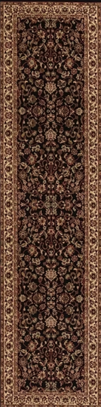 Concord Persian Classic 2023 Kashan Black Custom Runner 27" Wide