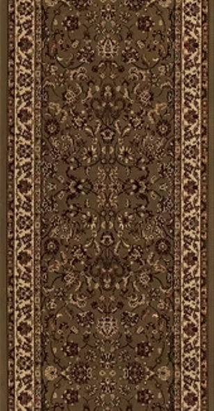 Concord Persian Classic 2025 Kashan Green Custom Runner 27" Wide