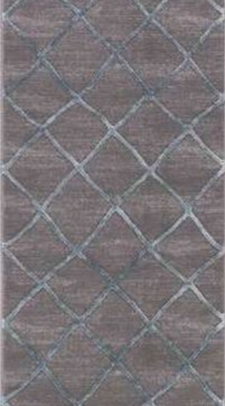 Concord Thema 2976 Teo Teal Gray Custom Runner 27" Wide