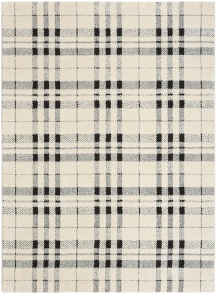Nourison Modern Comfort MNC04 Ivory Black Rug