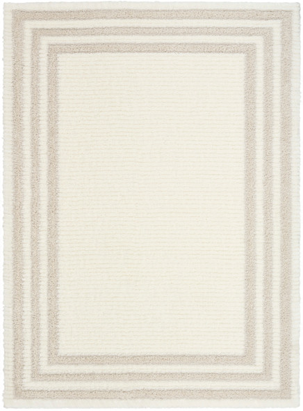 Nourison Pacific Shag PCS03 Ivory Beige Rug