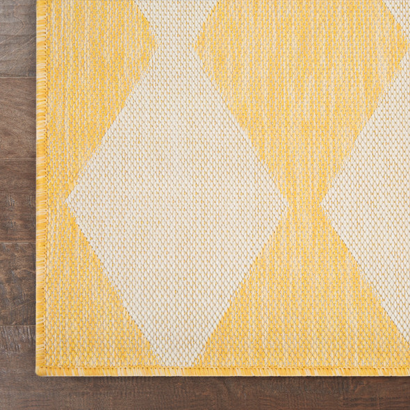 Nourison Positano POS04 Yellow Rug