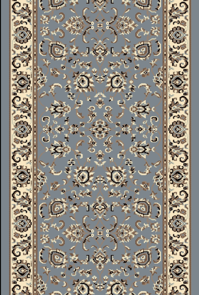 Radici Alba 1426 Blue Custom Runner - 26" Wide