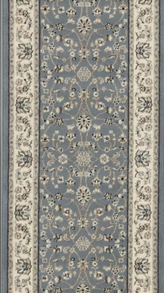 Radici Alba 1596 Blue Custom Runner - 26" Wide