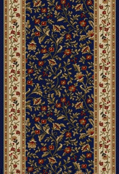 Radici Como 1593 Dark Blue Custom Runner - 26" Wide