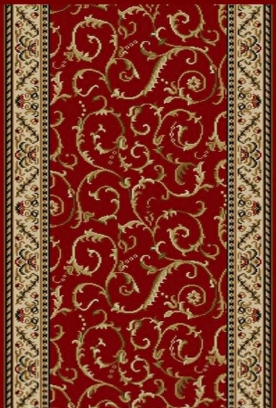 Radici Como 1599 Dark Red Custom Runner - 26" Wide