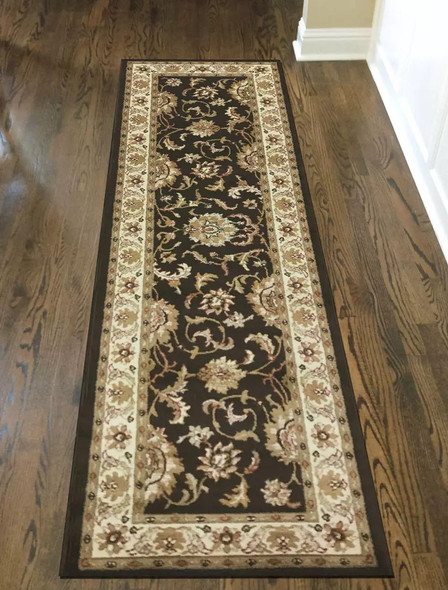 Radici Como 1621 Dark Brown Custom Runner - 26" Wide