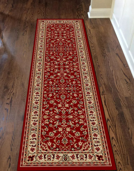 Radici Como 1833 Red Custom Runner - 26" Wide