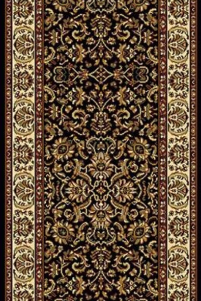 Radici Noble 1305 Black Custom Runner - 30" Wide
