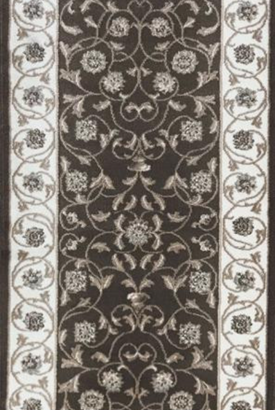 Radici Pisa 3743 Dark Brown Custom Runner - 30" Wide