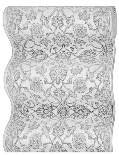 Couristan Vivar CB13/B003A Pearl Custom Runner - 31" Wide