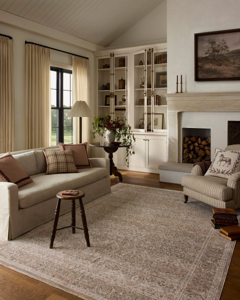 Chris Loves Julia x Loloi Doris DRS-06 Mist Clay Rug