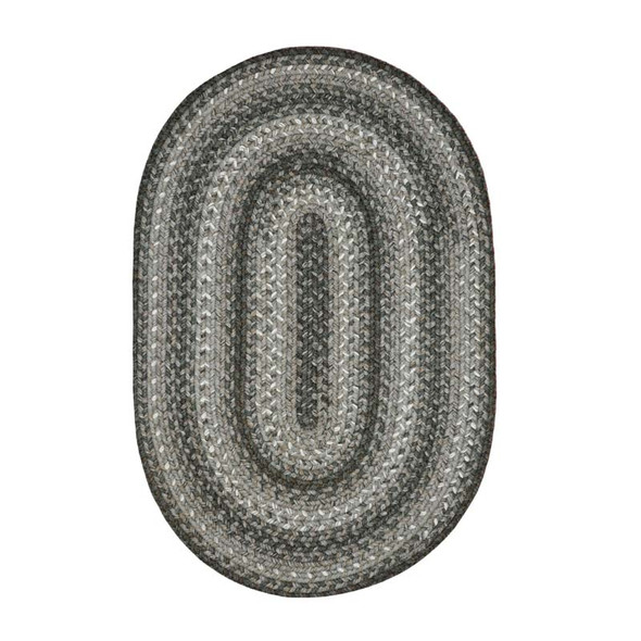 Graphite Ultra Durable Braided Rug