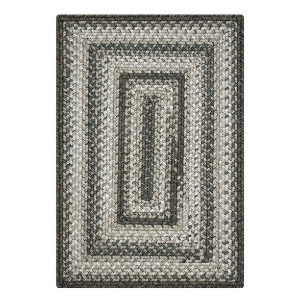 Graphite Ultra Durable Braided Rug