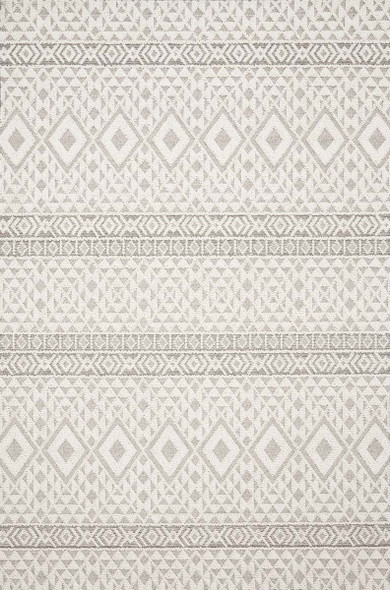 Loloi Cole COL-04 Silver Ivory Rug