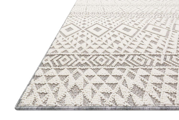 Loloi Cole COL-04 Silver Ivory Rug