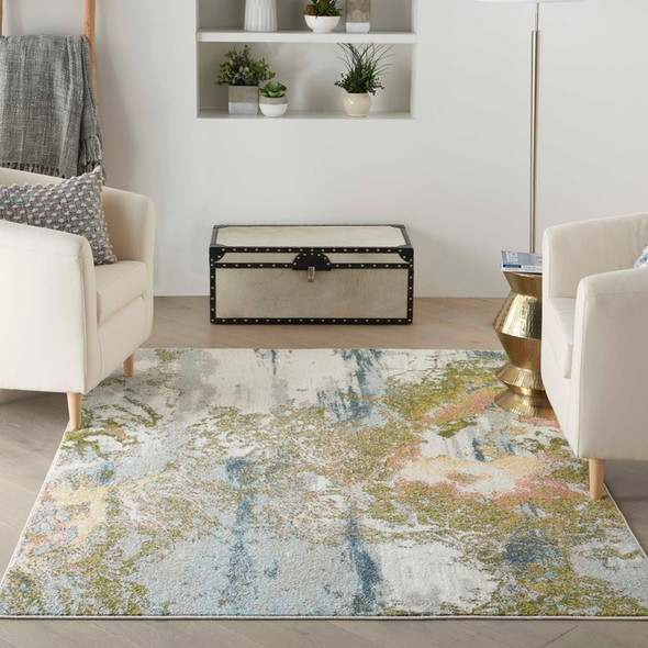 Nourison Trance TRC03 Multicolor Rug