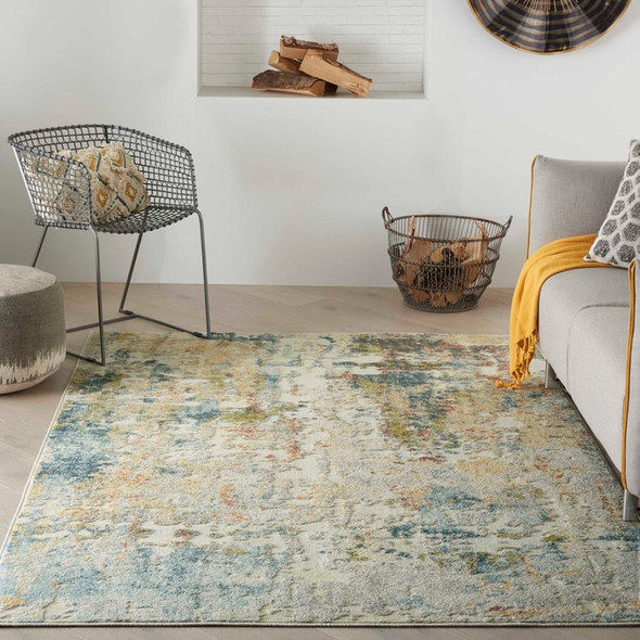 Nourison Trance TRC05 Ivory Multi Rug