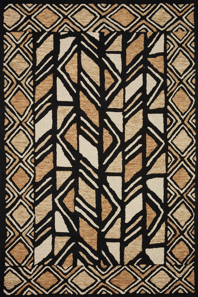 Loloi Nala NAL-01 Black Beige Rug