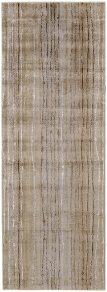 Feizy Cannes 3687F Gray Brown Rug