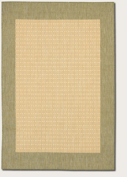 Recife Collection by Couristan: Checkered Field Natural Green 1005/5005 Recife Outdoor Rug by Couristan