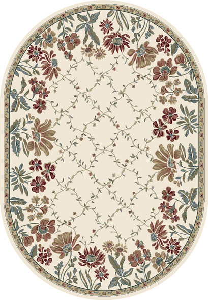 Dynamic Ancient Garden 57084 6464 Ivory Area Rug